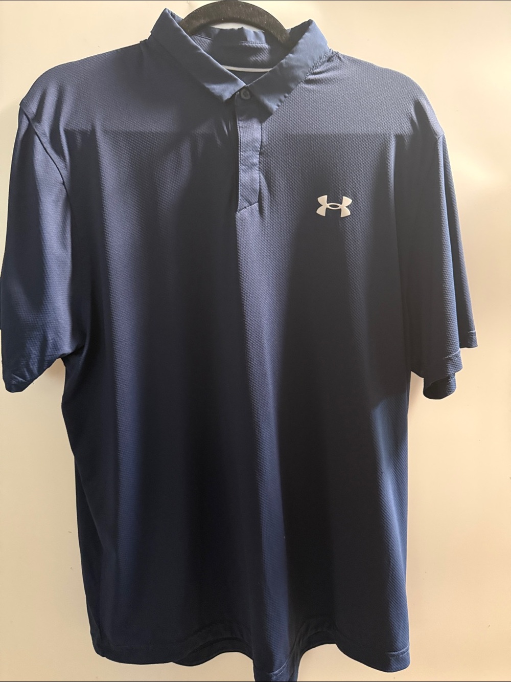 LG Men’s Navy Polo Shirt with White Logo